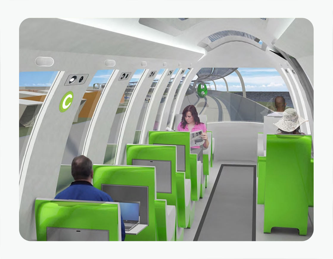 Cybertran - inside the train. Inside the revolution.